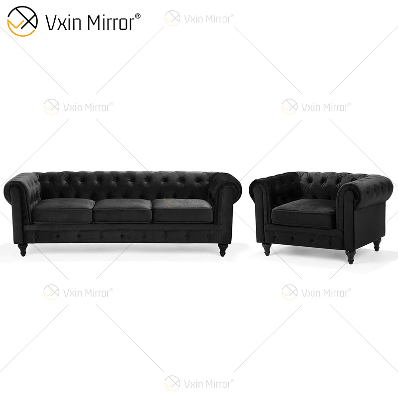 Modern WXF-169 طاولة جانبية سباركلي قهوة معكوسة لغرفة المعيشة مع أريكة