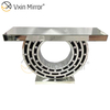 الأكثر شعبية Vxin Elegant Popular Furniture Silver Glass CC Console Table مع مجموعات مرايا