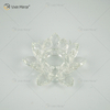 توريد المصنع Vxin Mirror Flower VX-07 Silver Candlestick Lotus Crystal Candle Holder