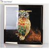 Omal Art Vxin WXMA-55 ديكور المنزل MDF إطار معكوسة جدار الفن الكريستال الخزف اللوحة مرآة جدار الفن
