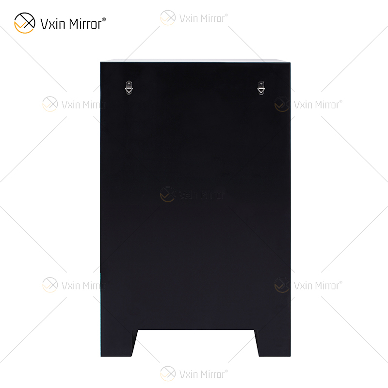 أوروبا الحديثة WXF-719 خمسة أدراج عربة أطفال فضية مكسورة إطار ماسي bedsideTable معكوسة طاولة بجانب السرير