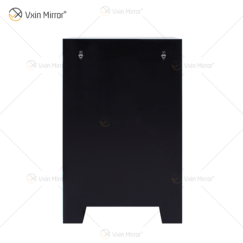 أوروبا الحديثة WXF-719 خمسة أدراج عربة أطفال فضية مكسورة إطار ماسي bedsideTable معكوسة طاولة بجانب السرير