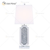Vxin Supply WXTL-004 مصباح مرآة طاولة كريستالي فضّي حديث لغرفة النوم