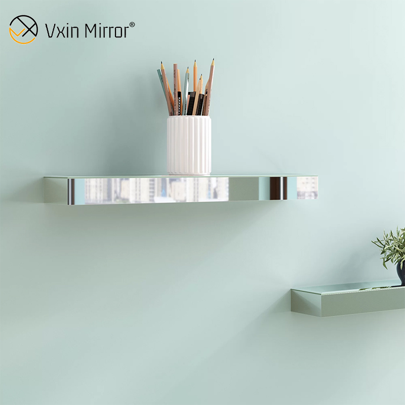 Vxin Factory Supply Silver Wall Decor مرآة زجاجية فضية لرف الحائط للجدار