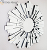 Vxin Wall Decoration WXM-1004 مرآة زجاجية ثلاثية الأبعاد فضية للتعليق على الحائط