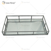حار بيع Vxin Mirror WXT-005 ديكور حديث فضي إطار من الفولاذ المقاوم للصدأ صينية معكوسة 2 الحجم