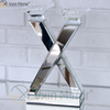 حار بيع Vxin مرآة WXCH-63 كريستال X شكل حامل شمعة معكوسة