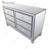 Vxin Mirror Hot البيع WXR-007 الفضة ديكور المنزل Mirored دولاب خزانة مع 6 أدراج