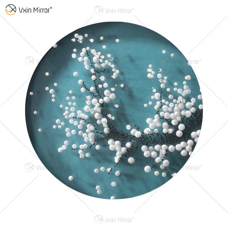 Vxin WXPA-010 الإبداعية الخرز زر الطلاء للديكور المنزل جدار الفن المعادن صورة معلقة لغرفة المعيشة مجموعة للبيع