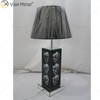 Vxin Supply Gothic Style WXTL-79 فضي أسود الجمجمة مصباح مرآة طاولة مع عاكس الضوء للفندق