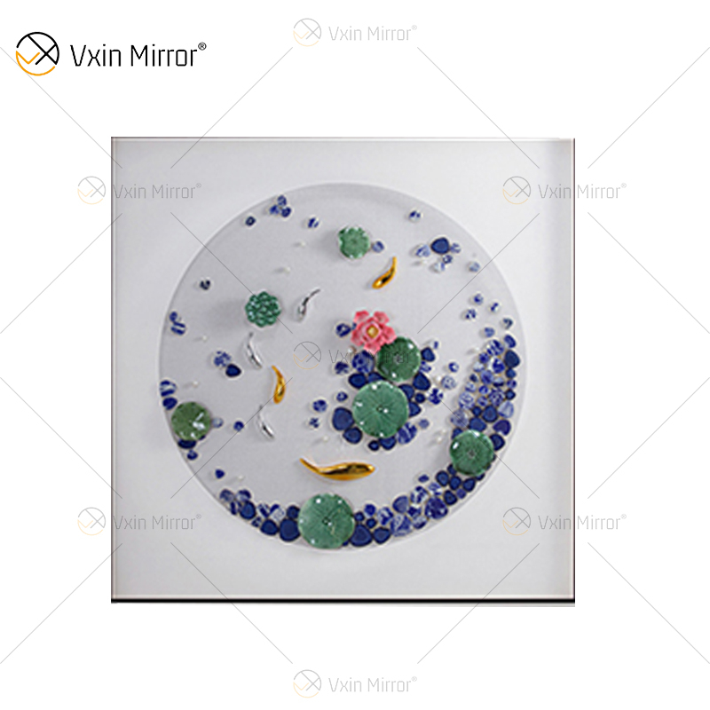 Vxin WXPA-050 الإبداعية الخرز زر الطلاء للديكور المنزل جدار الفن المعادن صورة معلقة لغرفة المعيشة مجموعة للبيع