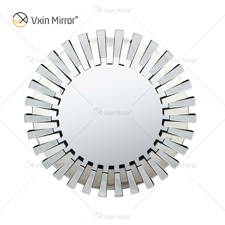 رخيصة WXM-1021 3d مرآة ملصقات الحائط تصميم خاص الفضة الزجاج غرفة المعيشة ديكور غرفة نوم مرآة الحائط