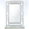 مجموعة منضدة الزينة الفينيسية طراز VXin WXDL-103 Sparkle Hollywood Mirror مع 3 لمبات ألوان