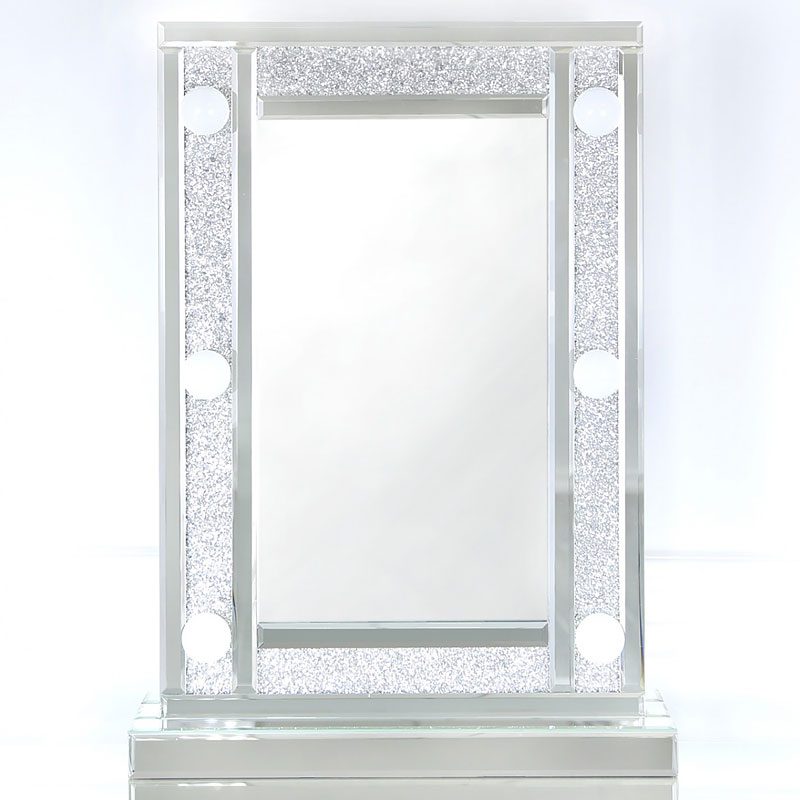 مجموعة منضدة الزينة الفينيسية طراز VXin WXDL-103 Sparkle Hollywood Mirror مع 3 لمبات ألوان