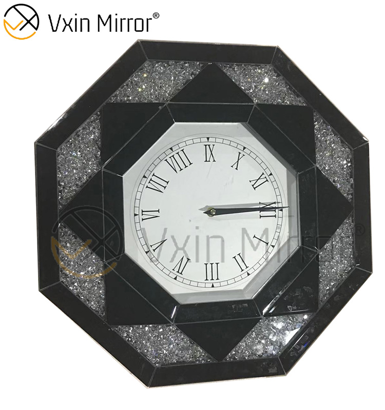 مرآة حائط VXin بثلاثة ألوان من الماس المكسر