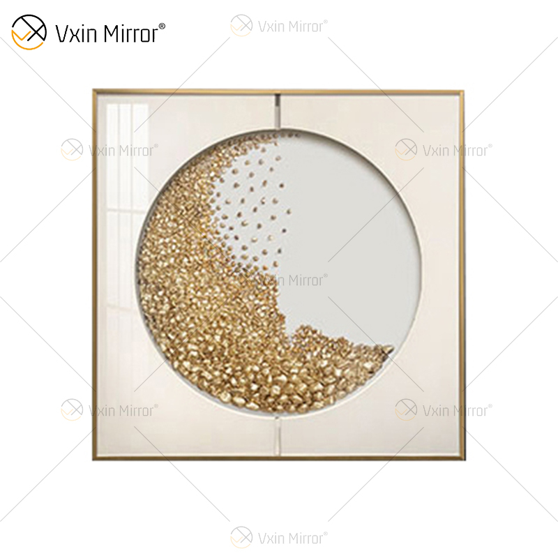 تصميم خاص Vxin WXPA-016 معدن جدار ديكور فني ديكور المنزل غرفة المعيشة الفاخرة مؤطرة قماش طباعة للمنزل مجموعة للبيع