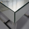 Vanity Modern WXF-139-2 منضدة أثاث من الزجاج الفضي الأكريليكي مع أدراج وطاولة بجانب السرير معكوسة لغرفة النوم