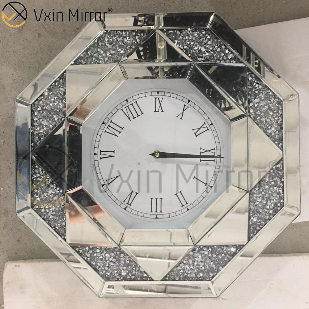 مرآة حائط VXin بثلاثة ألوان من الماس المكسر