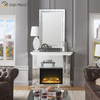 الحديثة WXWF-1096 Sparkle Electric LED معكوسة الكريستال المكسر الموقد