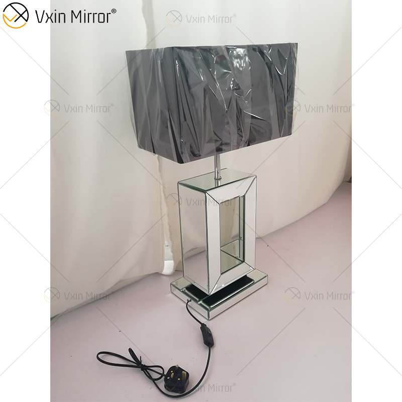 Vxin Supply WXTL-060 مصباح مرآة كريستال مكسر باللون الفضي الحديث لغرفة النوم