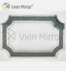 أحدث طاولة Vxin Mirror Silver Furniture Crush Diamond Console مع مرآة بطول