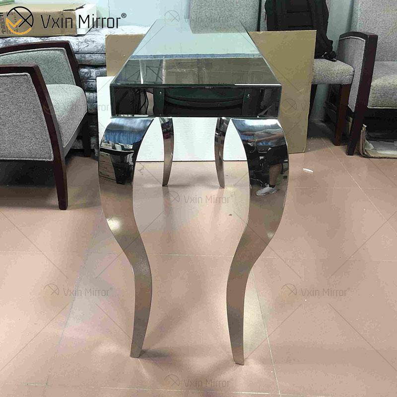 أثاث غرفة المعيشة الحديثة طاولة شاي لامعة منضدة قهوة معكوسة