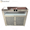 LED Glass Decor WXF-2123 خزانة دولاب مع أدراج معطي