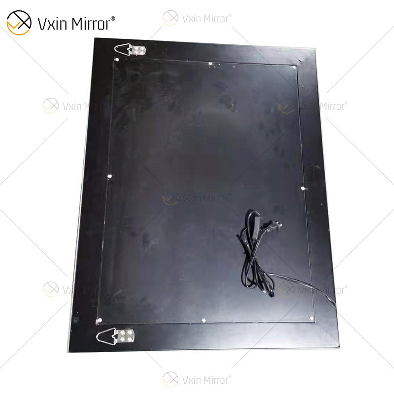 LED Venetian Styles Vxin WXDL-101 مرآة منضدة الزينة مضاءة بالكريستال الفضي مع 15 لمبة