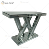 Vxin Mirror Hot البيع Silver Crystal W Design Console Table مع مدخل مرآة في أثاث غرفة المعيشة