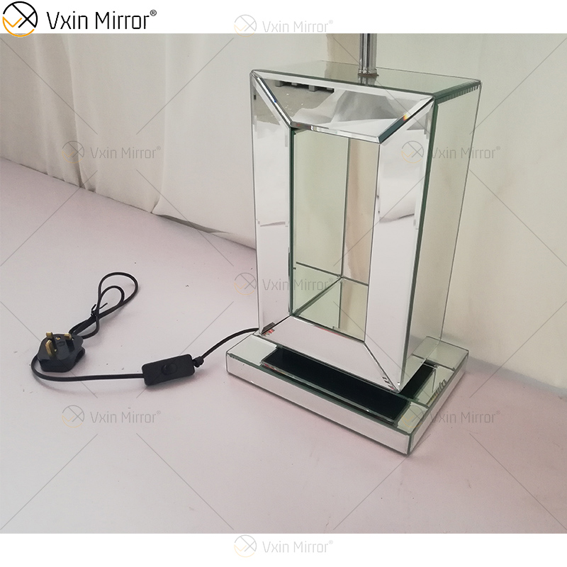 Vxin Supply WXTL-060 مصباح مرآة كريستال مكسر باللون الفضي الحديث لغرفة النوم