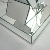رخيصة تصميم جديد Vxin WXF-115-1 ديكور المنزل سحق الماس نهاية الجدول الفضة مرآة الأثاث الجدول الجانبي