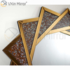 حار بيع VXin WXM-1779 الحديثة كريستال الفضة سحق الماس الجدار شنقا المرآة