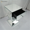 مصنع توريد طاولة جانبية Vxin End Table WXF-157 فضية مطحونة بمرآة الماس مع درج