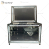 WXM-1176 & WXF-2139 LED أثاث مجموعة مثمنة الخرز موضة بسيطة مرآة لوضع مساحيق التجميل خزانة 6 أدراج
