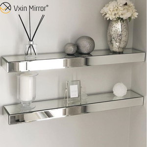 Vxin Factory Supply Silver Wall Decor مرآة زجاجية فضية لرف الحائط للجدار