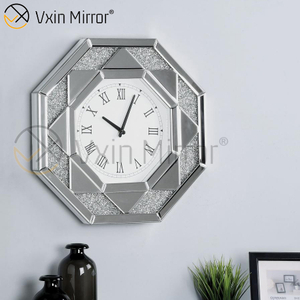 مرآة حائط VXin بثلاثة ألوان من الماس المكسر