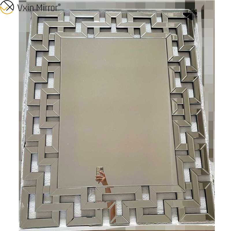 Vxin Mirror Hot البيع فضية كريستال طاولة وحدة التحكم مع مدخل مرآة في أثاث غرفة المعيشة
