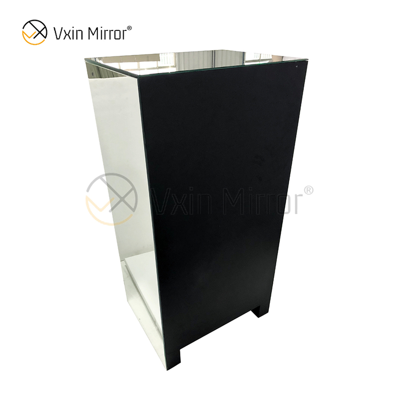Vxin مرآة فضية مطحونة WXWF-707 Diamon منضدة مشطوفة طاولة بجانب السرير مع 5 أدراج وطاولة سرير معكوسة