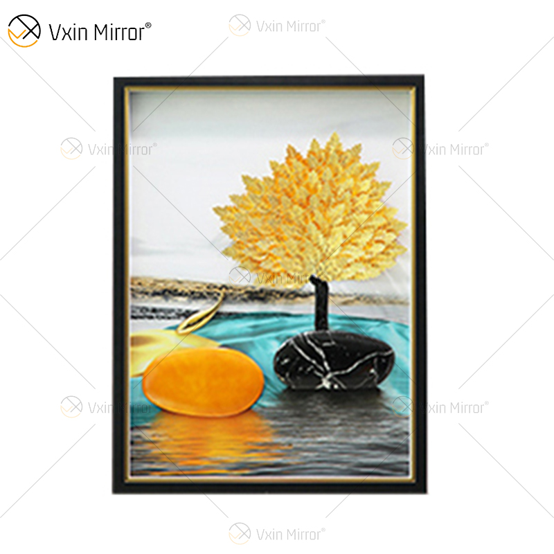 أحدث Vxin WXPA-024 3D مجردة المعادن جدار ديكور فني ديكور المنزل غرفة المعيشة الفاخرة مؤطرة للمنزل مجموعة للبيع