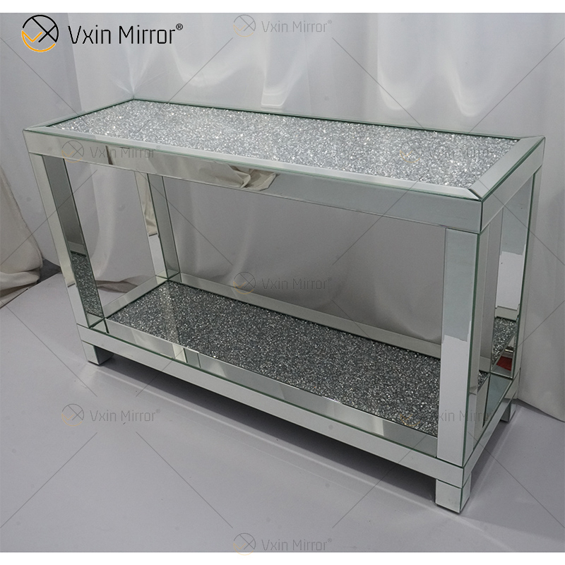أثاث عاكس Vxin WXF-117-2 طاولة كونسول ألماس أنيقة حديثة