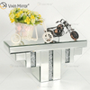 Vxin Factory Supply WXS-007-2 Silver Wall ديكور زجاج فضي ورف زجاج مرآة كريستال للجدار