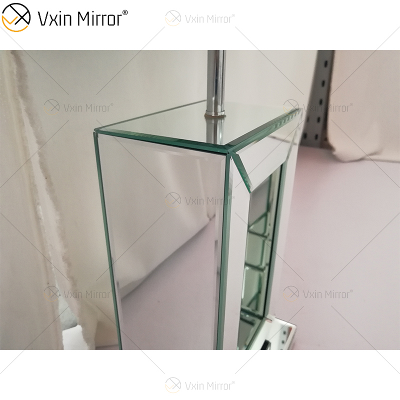 Vxin Supply WXTL-060 مصباح مرآة كريستال مكسر باللون الفضي الحديث لغرفة النوم