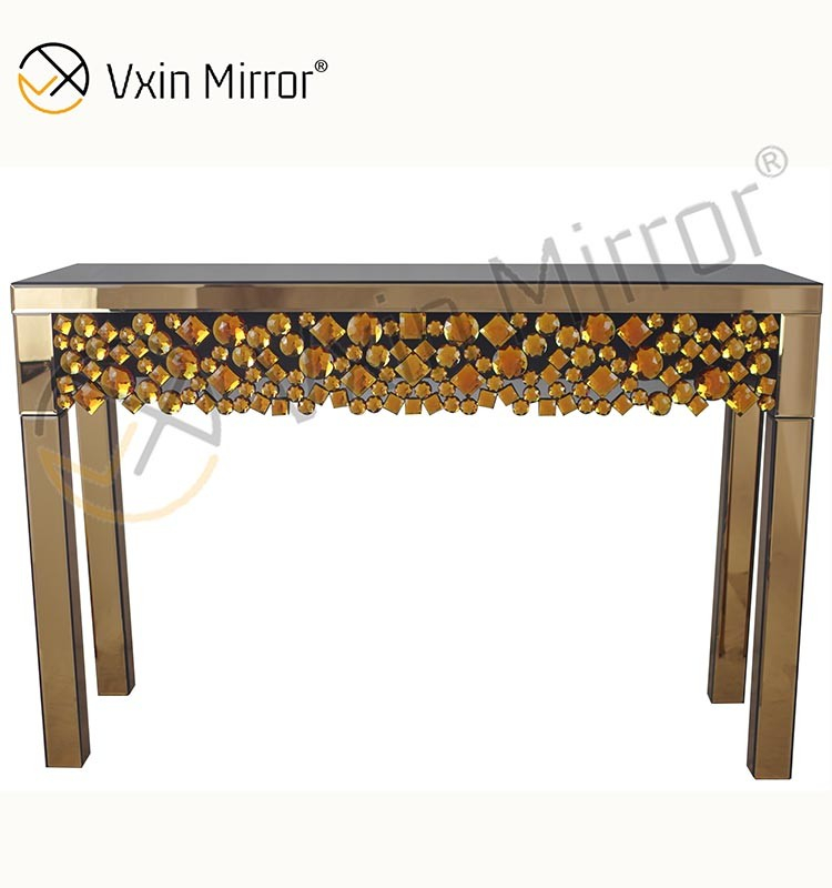 Vxin WXF-049 Oem Factory Chinese Factory طاولة وحدة التحكم بمرآة ضيقة بأرجل طويلة
